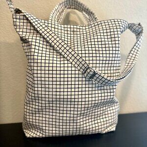Baggu Duck Tote in Natural Grid